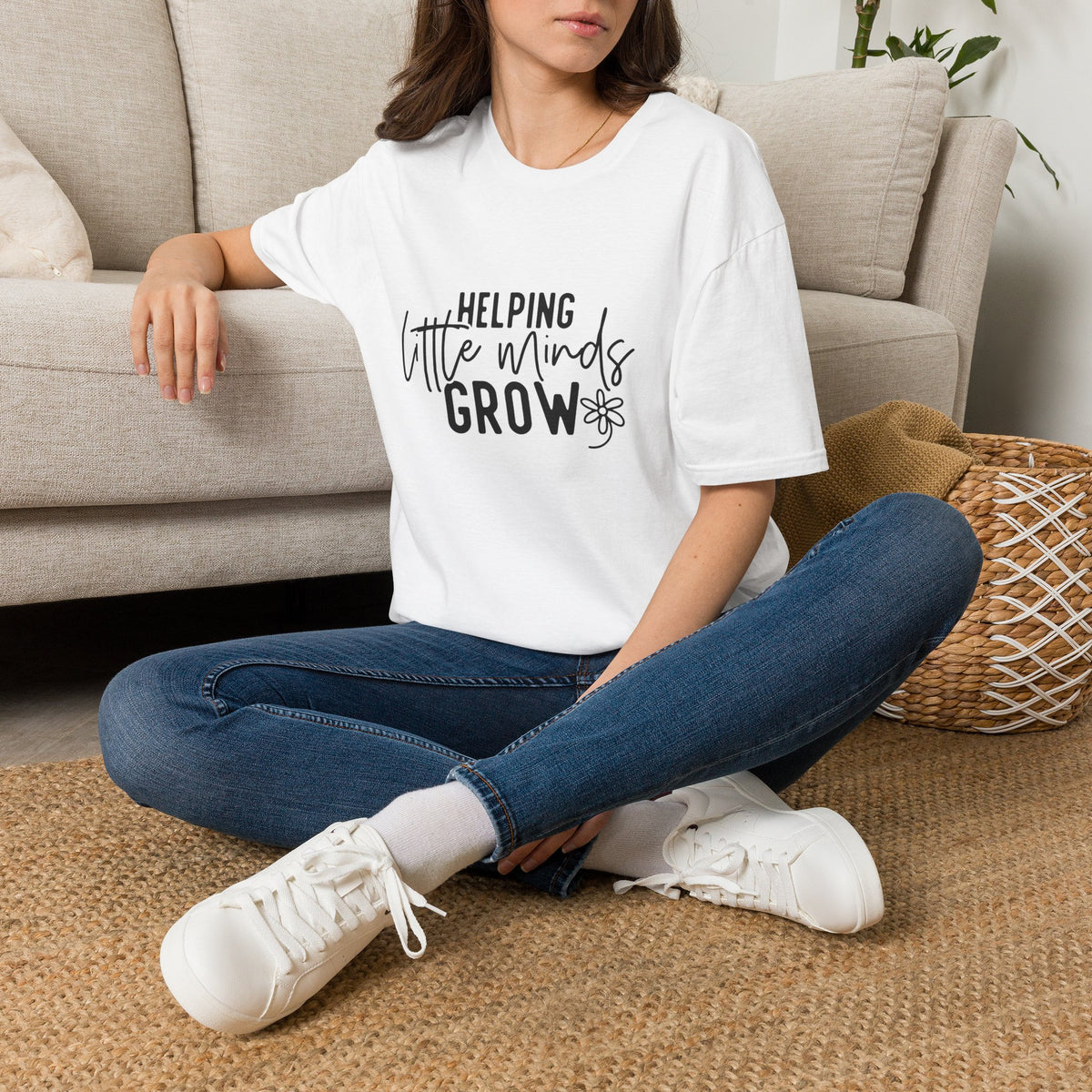 Helping Little Minds Grow T-Shirt — Teacher / Early Childhood Educator Top
