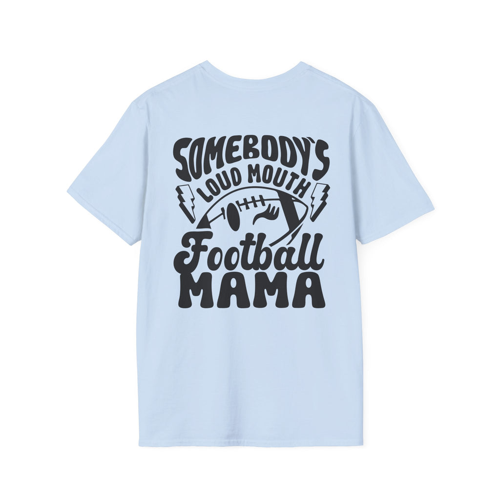 Football Mama T‑Shirt — Drip Football Helmet Mom Tee