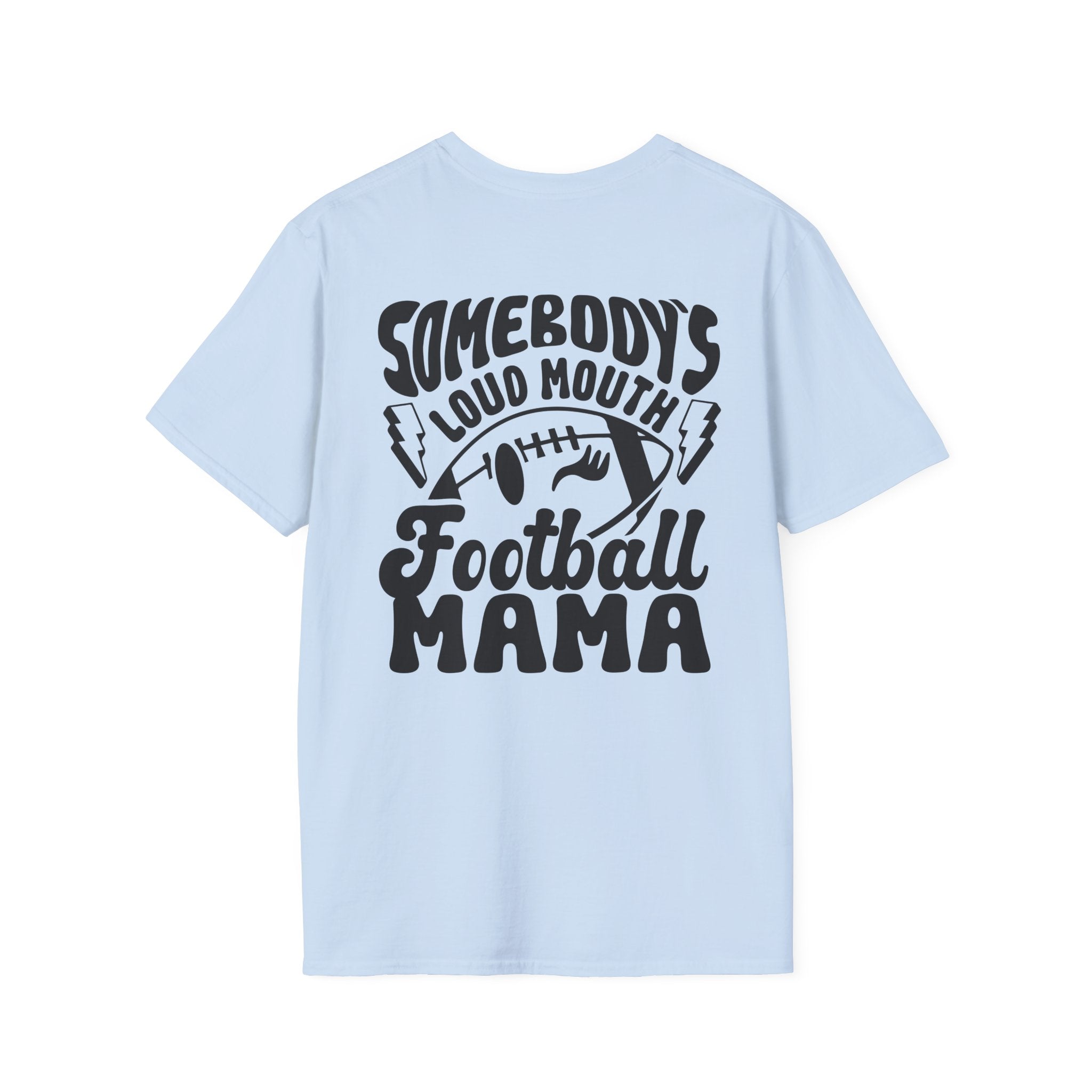 Football Mama T‑Shirt — Drip Football Helmet Mom Tee