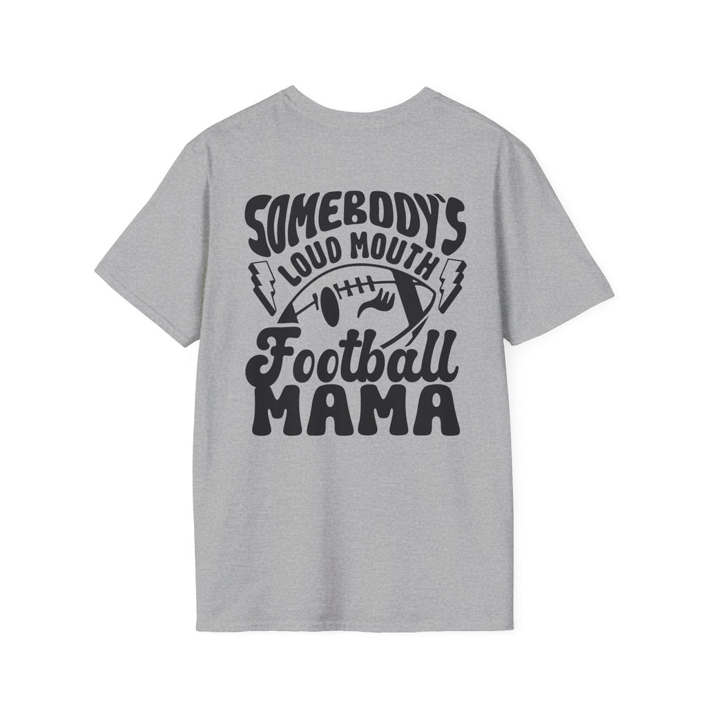 Football Mama T‑Shirt — Drip Football Helmet Mom Tee