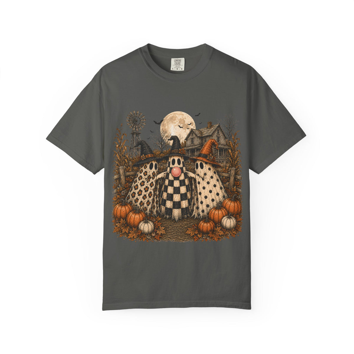 Halloween Gnome Shirt — Vintage Pumpkin Patch Haunted House Tee