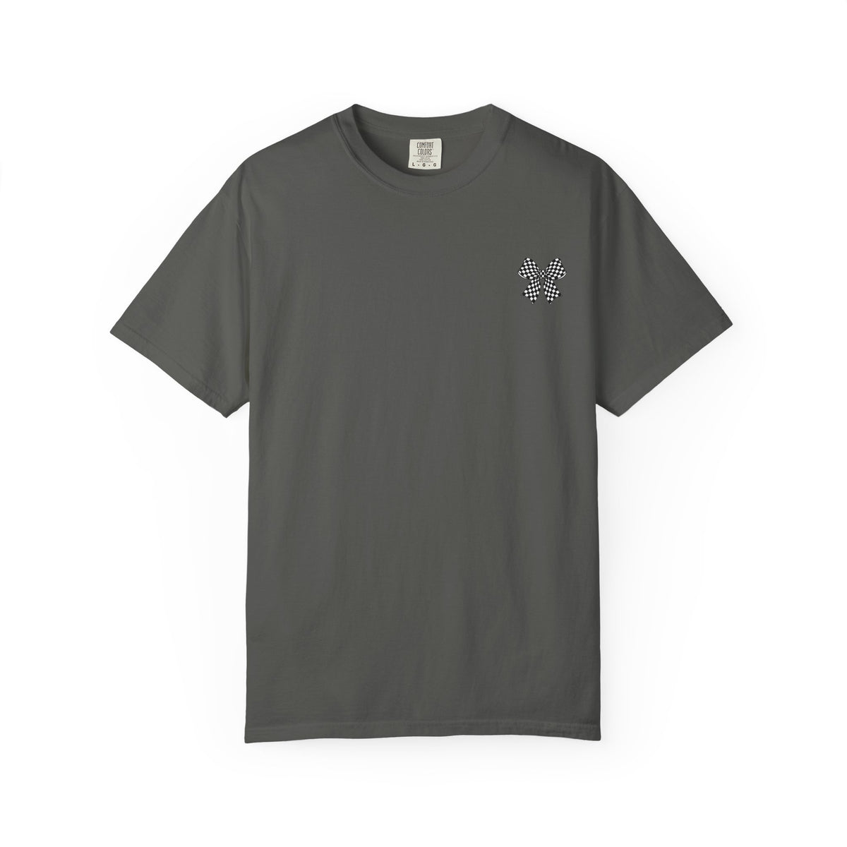 Cheer Mom T-Shirt — Checkerboard Pom-Pom Spirit Tee