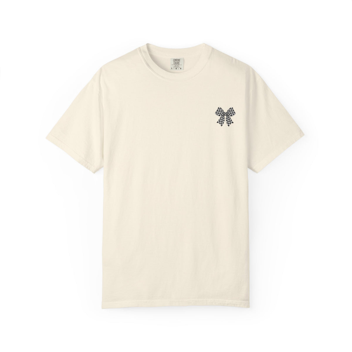 Cheer Mom T-Shirt — Checkerboard Pom-Pom Spirit Tee