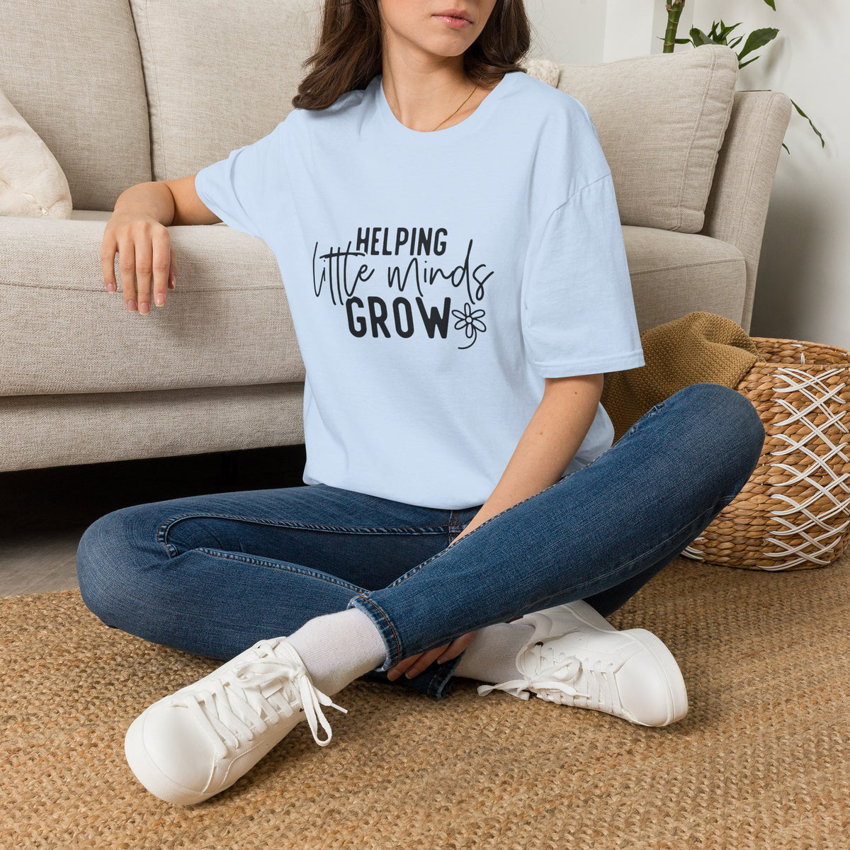 Helping Little Minds Grow T-Shirt — Teacher / Early Childhood Educator Top