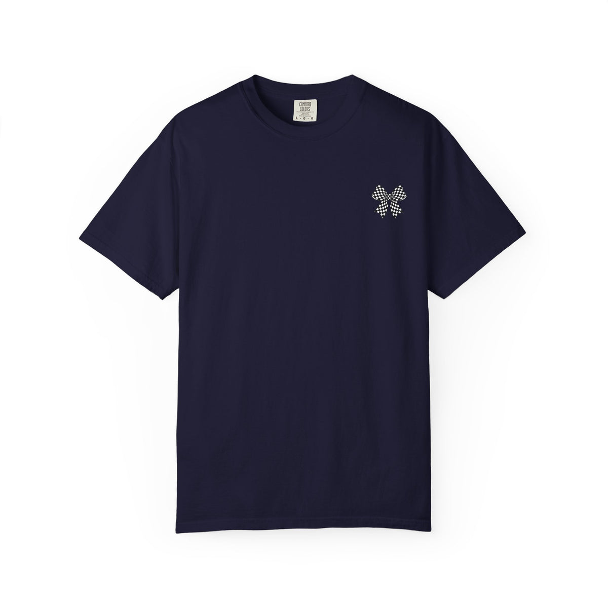 Cheer Mom T-Shirt — Checkerboard Pom-Pom Spirit Tee