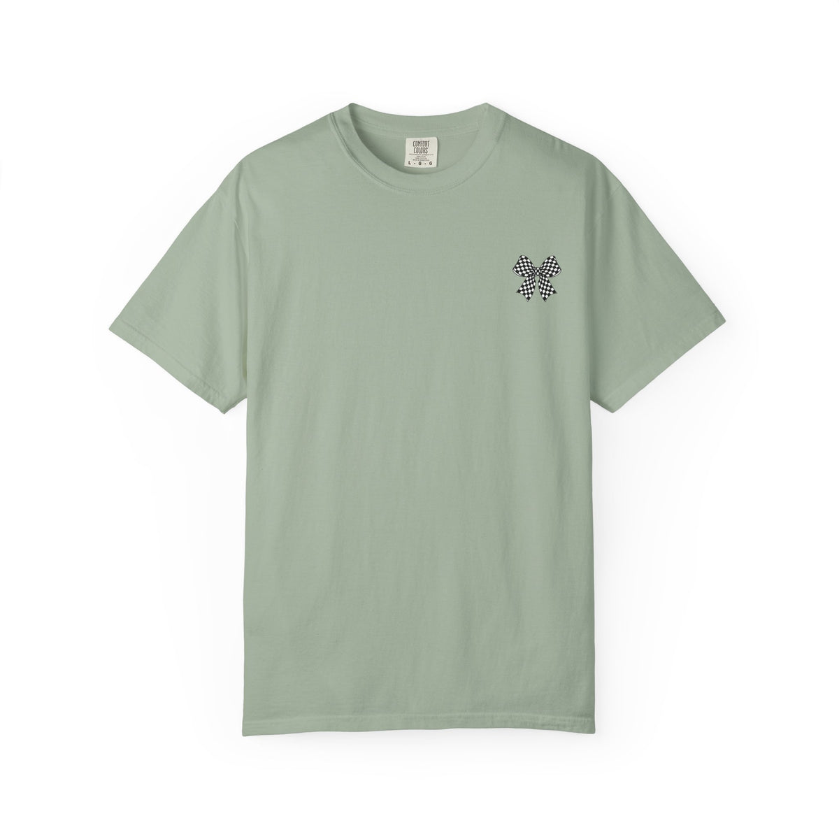 Cheer Mom T-Shirt — Checkerboard Pom-Pom Spirit Tee