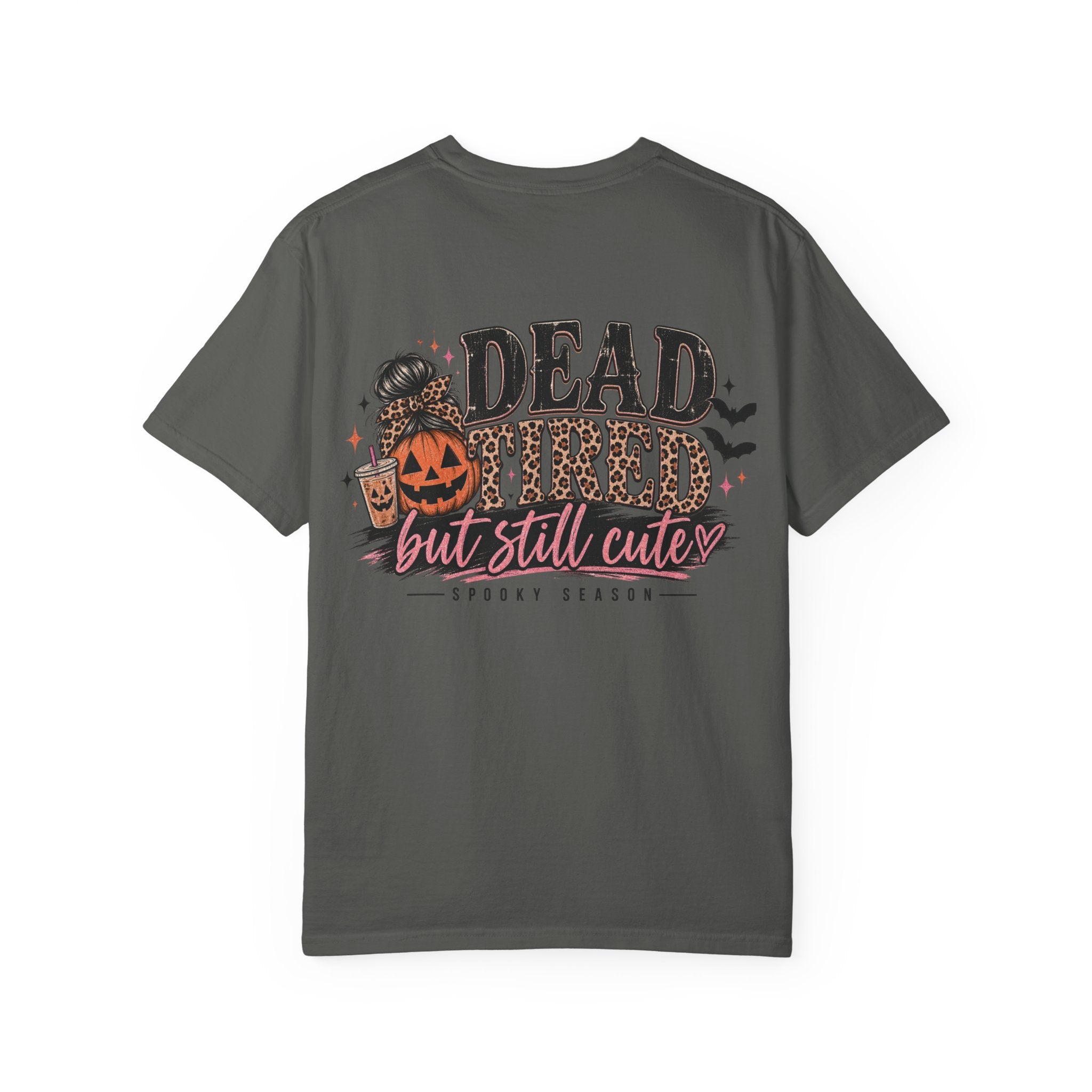 Dead Tired But Still Cute Halloween Graphic Tee | Comfort Colors
