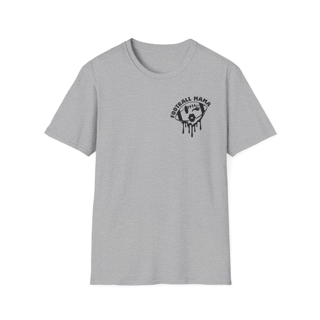 Football Mama T‑Shirt — Drip Football Helmet Mom Tee