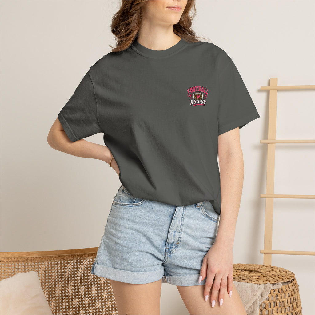 Somebody’s Loud Mouth Football Mama T-Shirt | Comfort Colors Game Day Tee