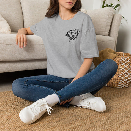 Football Mama T‑Shirt — Drip Football Helmet Mom Tee