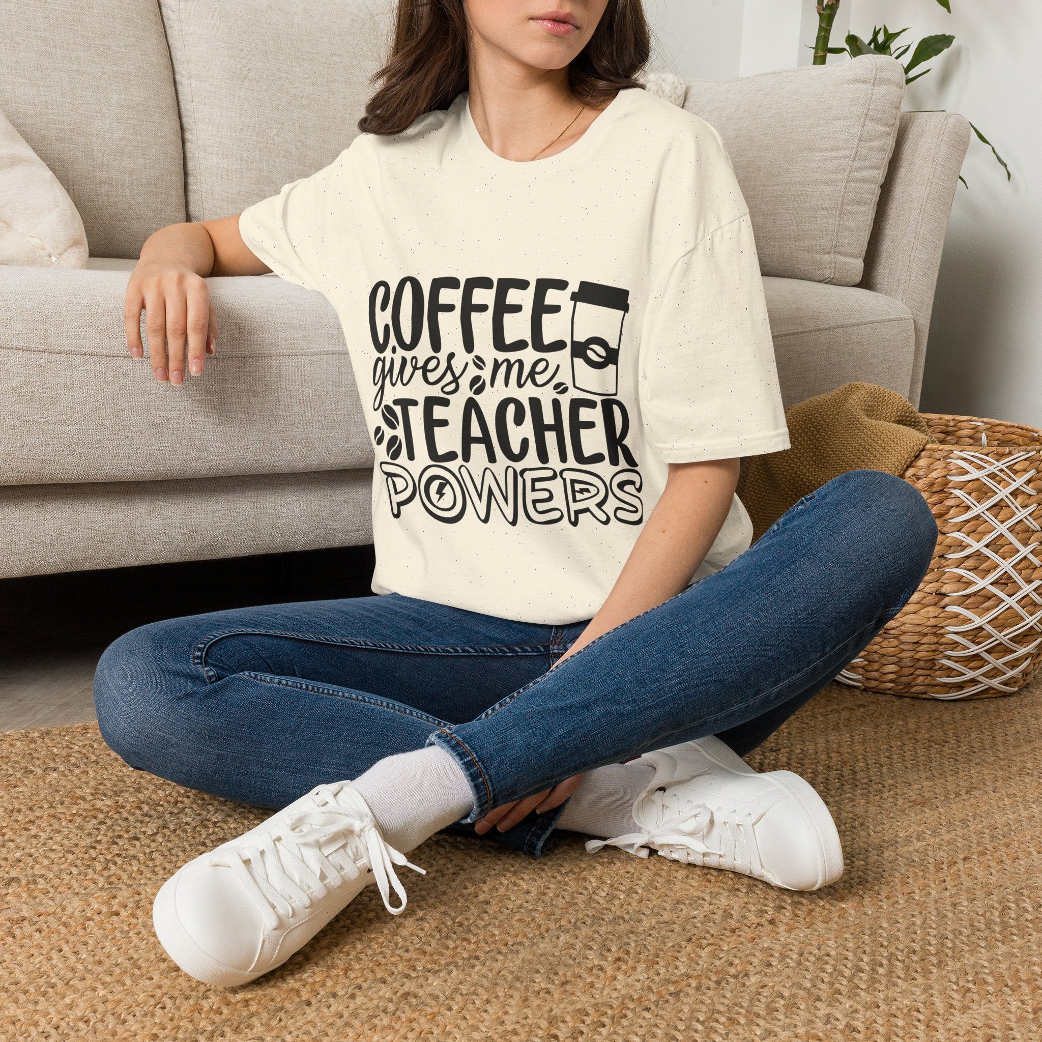 Coffee Gives Me Teacher Powers T-Shirt