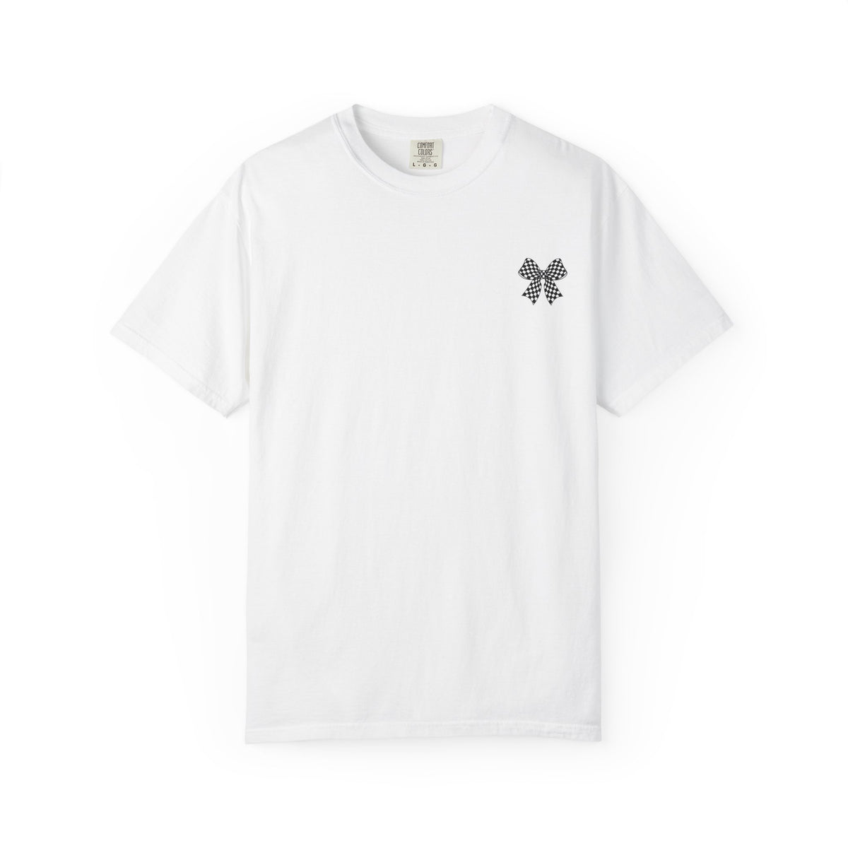 Cheer Mom T-Shirt — Checkerboard Pom-Pom Spirit Tee