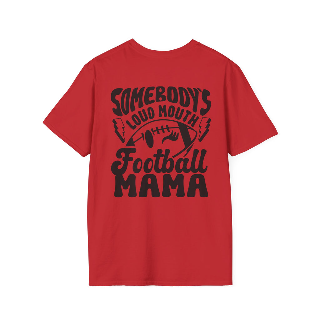 Football Mama T‑Shirt — Drip Football Helmet Mom Tee