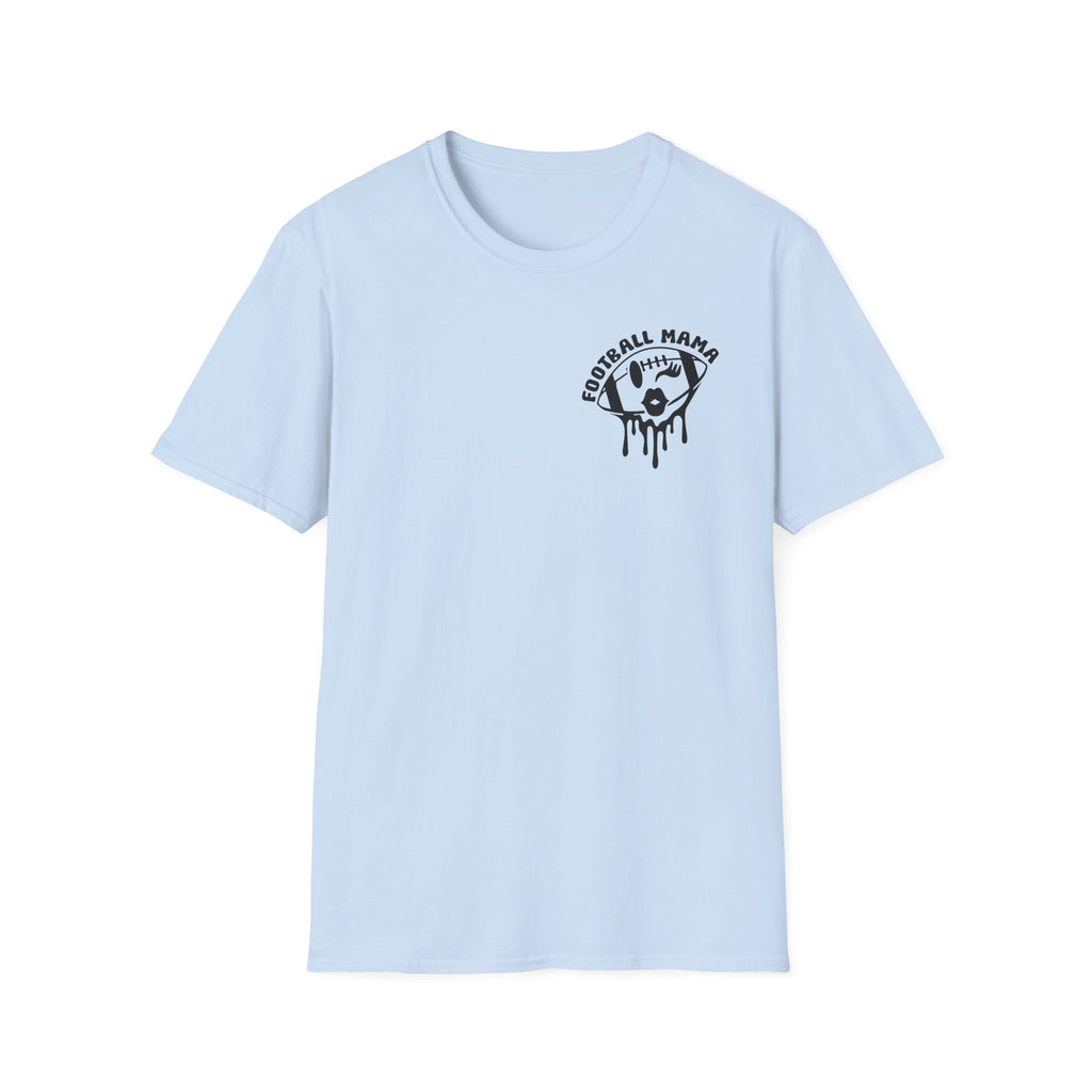 Football Mama T‑Shirt — Drip Football Helmet Mom Tee