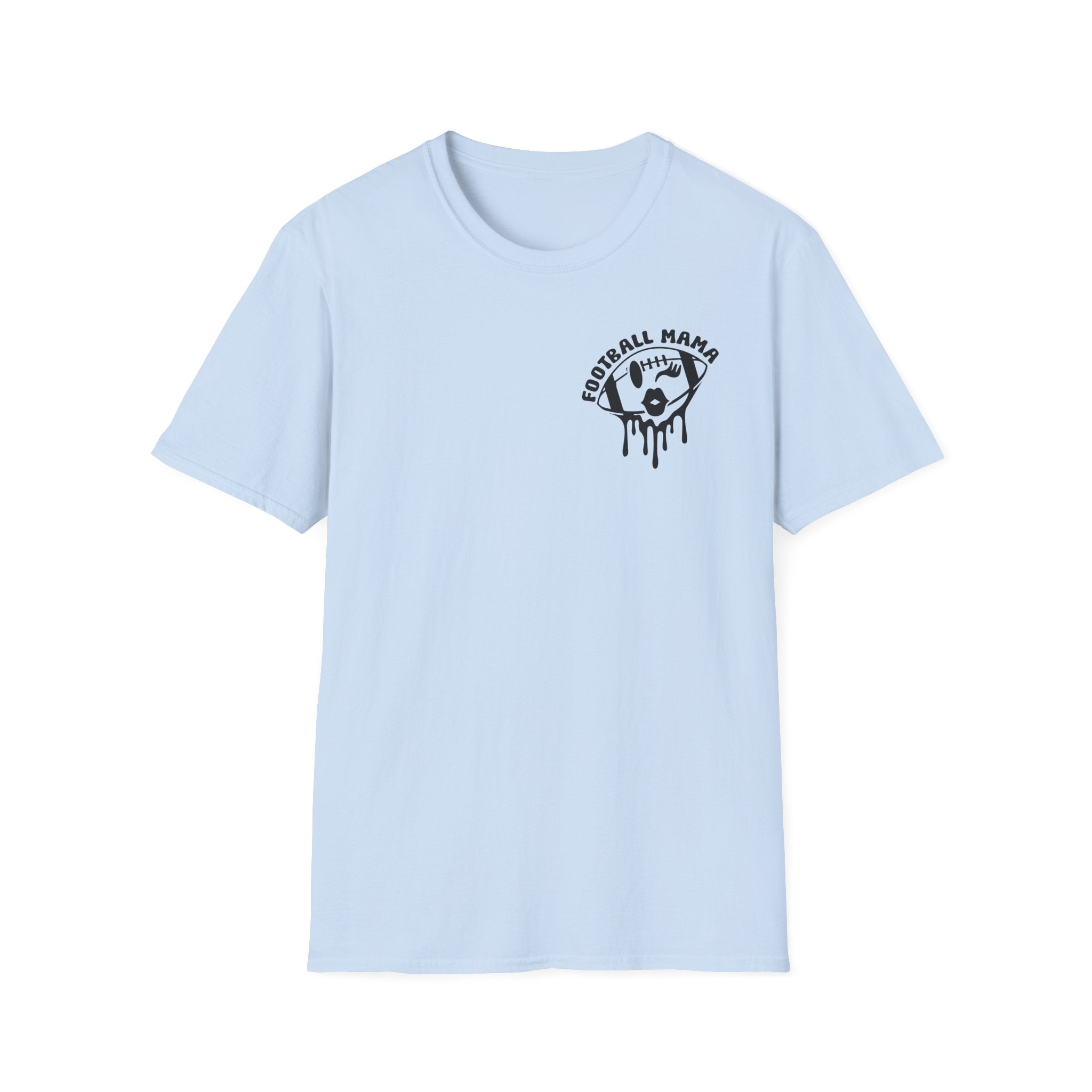 Football Mama T‑Shirt — Drip Football Helmet Mom Tee