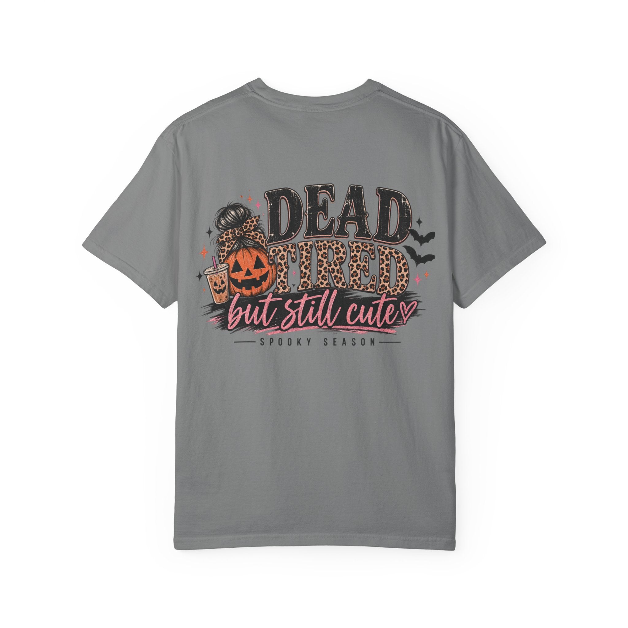 Dead Tired But Still Cute Halloween Graphic Tee | Comfort Colors