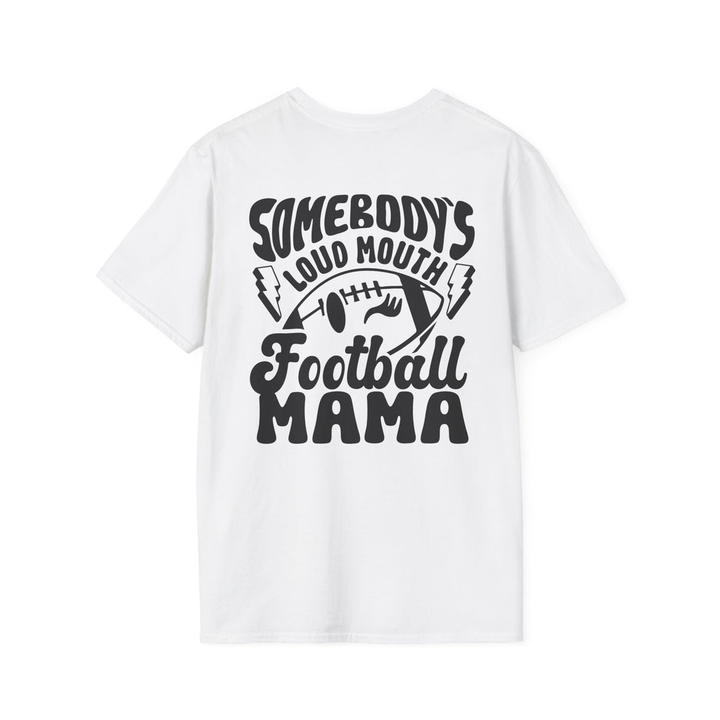 Football Mama T‑Shirt — Drip Football Helmet Mom Tee