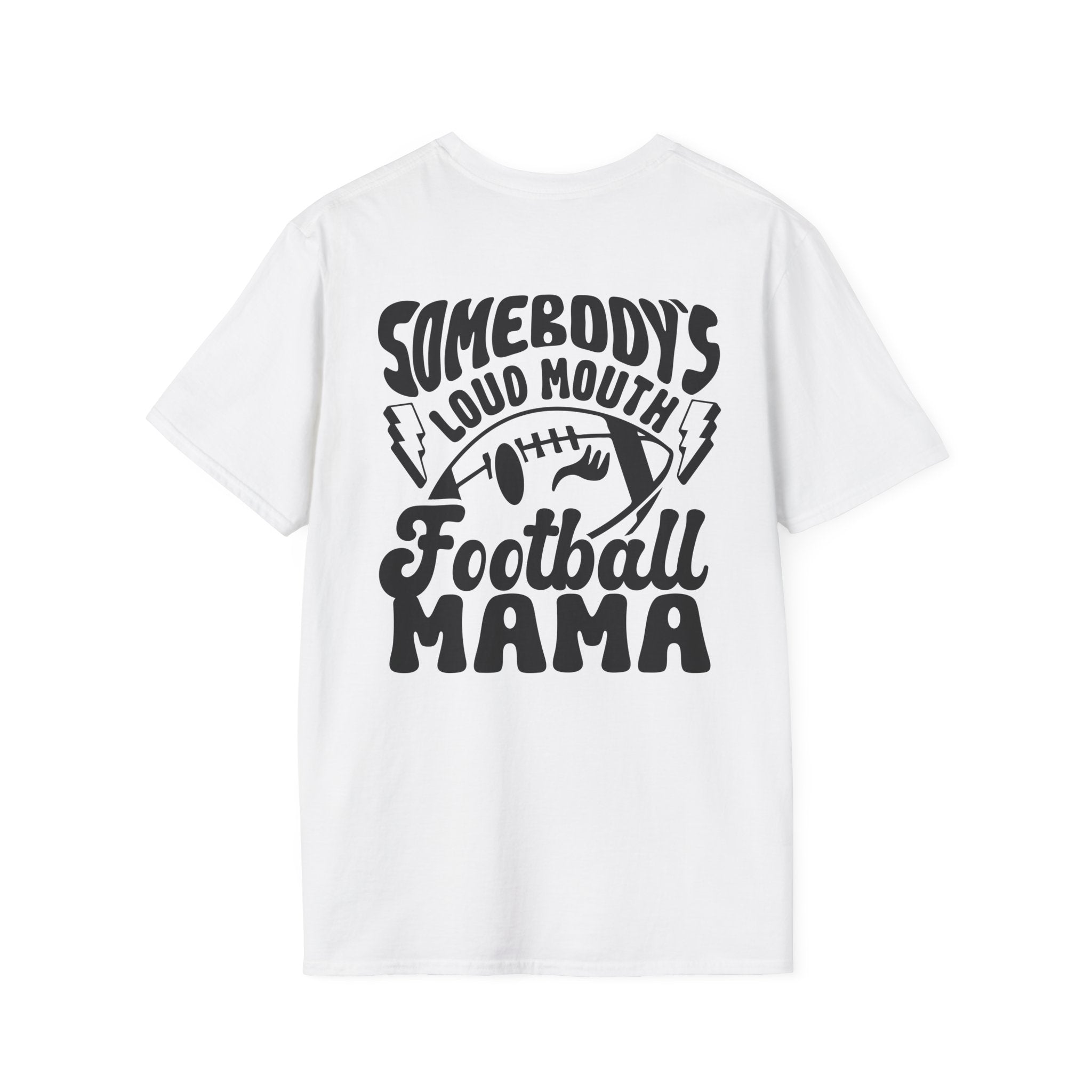 Football Mama T‑Shirt — Drip Football Helmet Mom Tee