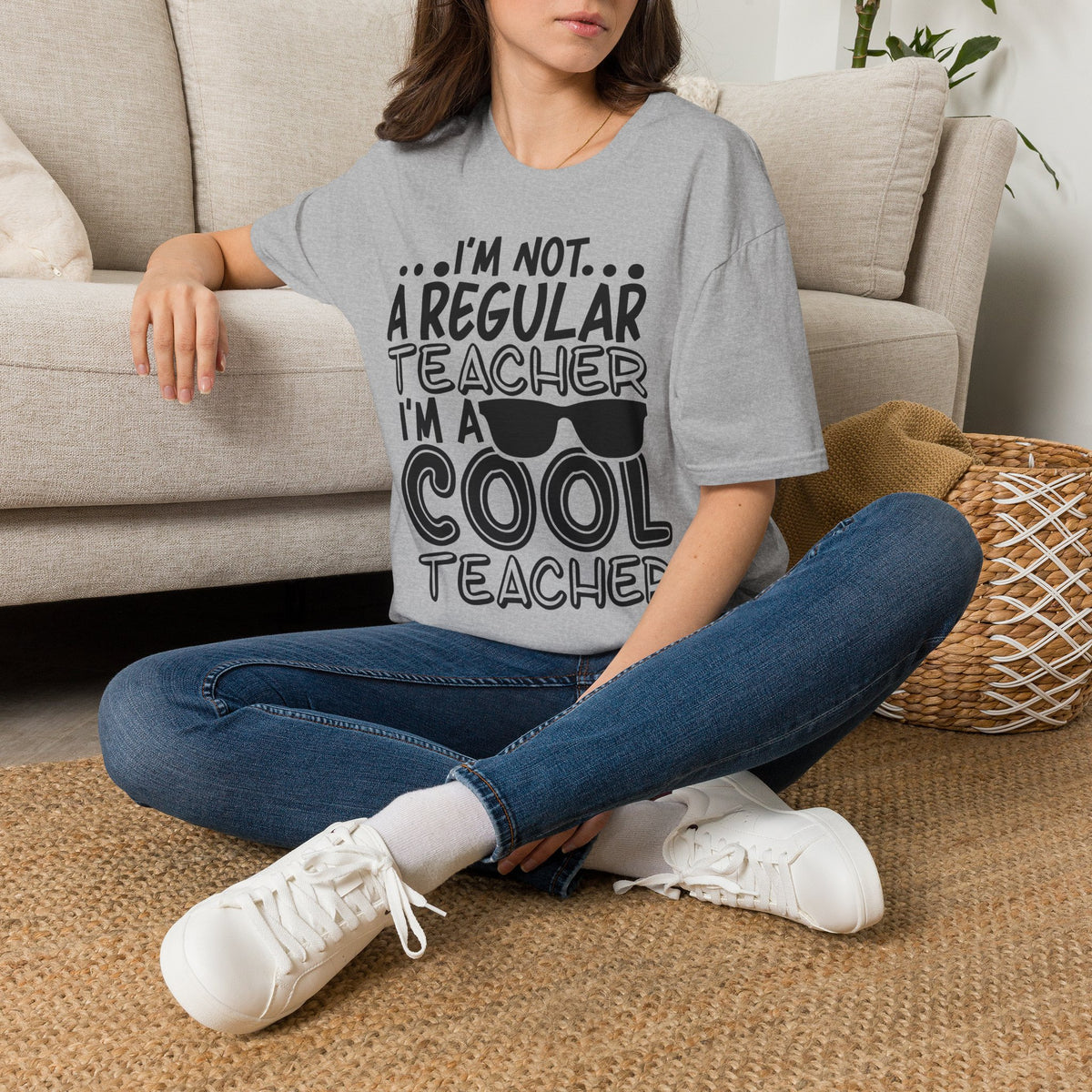 Cool Teacher T-Shirt — "I'm Not a Regular Teacher, I'm a Cool Teacher"