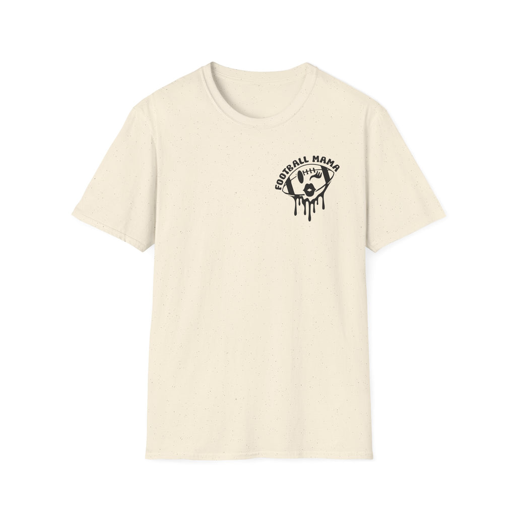 Football Mama T‑Shirt — Drip Football Helmet Mom Tee