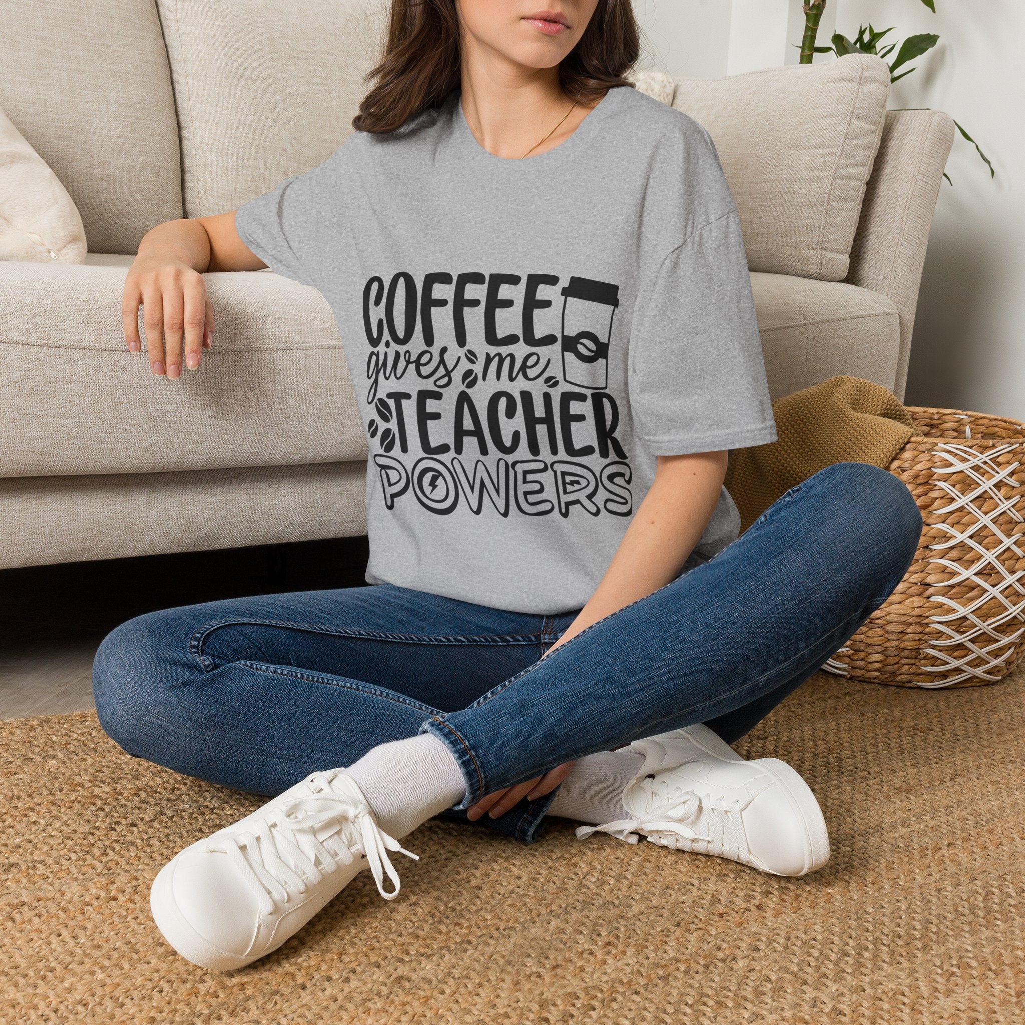 Coffee Gives Me Teacher Powers T-Shirt